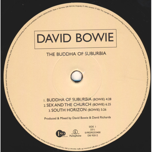 Виниловая пластинка David Bowie – The Buddha Of Suburbia LP - рис.2
