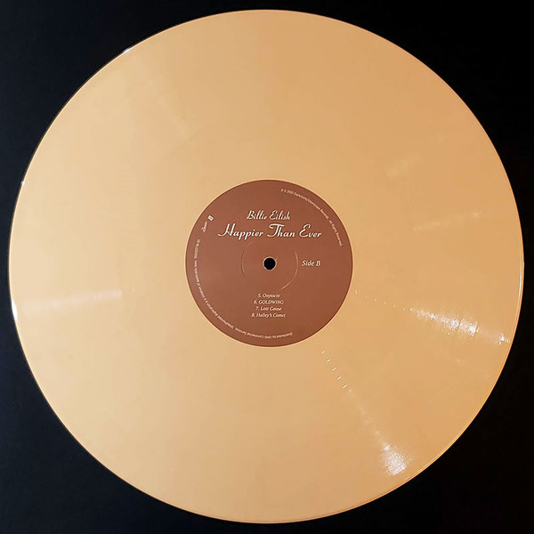 Виниловая пластинка Billie Eilish - Happier Than Ever (Golden Yellow) LP - рис.11