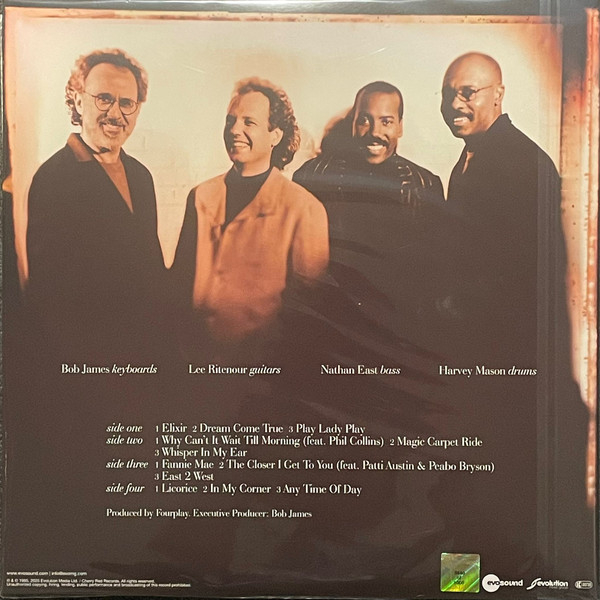 Виниловая пластинка Fourplay - Elixir (Audiophile One-Step Pressing) - 2LP - рис.5