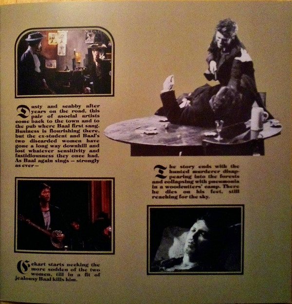 Виниловая пластинка David Bowie - In Bertolt Brecht's Baal - рис.3