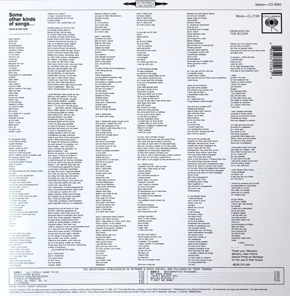 Виниловая пластинка Bob Dylan - Another Side Of Bob Dylan - рис.1