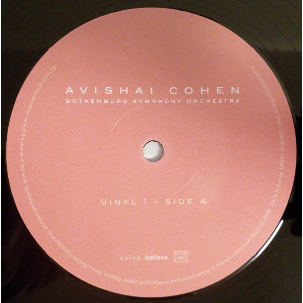 Виниловая пластинка Avishai Cohen Gothenburg Symphony Orchestra – Two Roses LP - рис.2