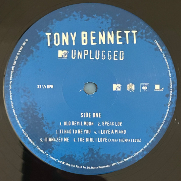 Виниловая пластинка Tony Bennett – MTV Unplugged - 2LP - рис.6