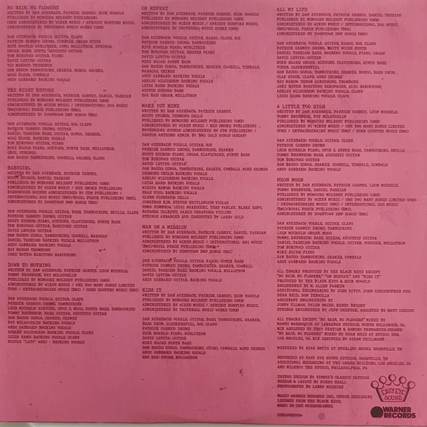 Виниловая пластинка The Black Keys – No Rain, No Flowers (coloured) LP - рис.3