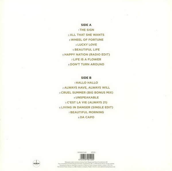 Виниловая пластинка Ace Of Base – Gold LP - рис.1