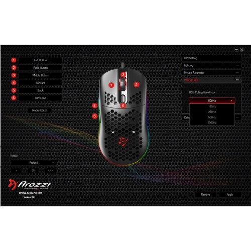 Мышь Arozzi FAVO Black - рис.11