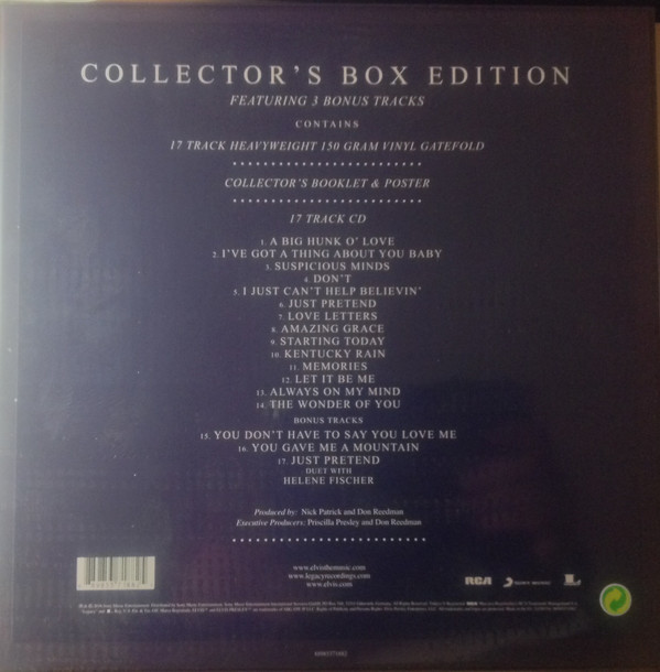 Виниловая пластинка Elvis; The Royal Philharmonic Orchestra - The Wonder Of You - рис.1