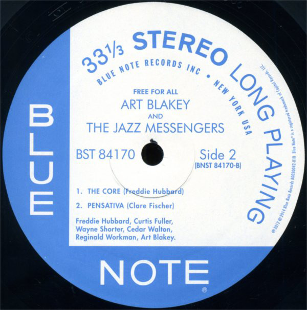 Виниловая пластинка Art Blakey & The Jazz Messengers - Free For All - рис.3