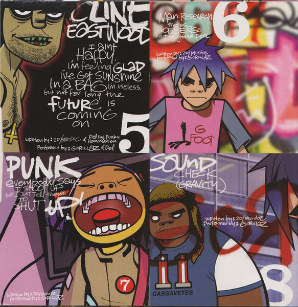 Виниловая пластинка Gorillaz - Gorillaz (2001) - 2LP - рис.11