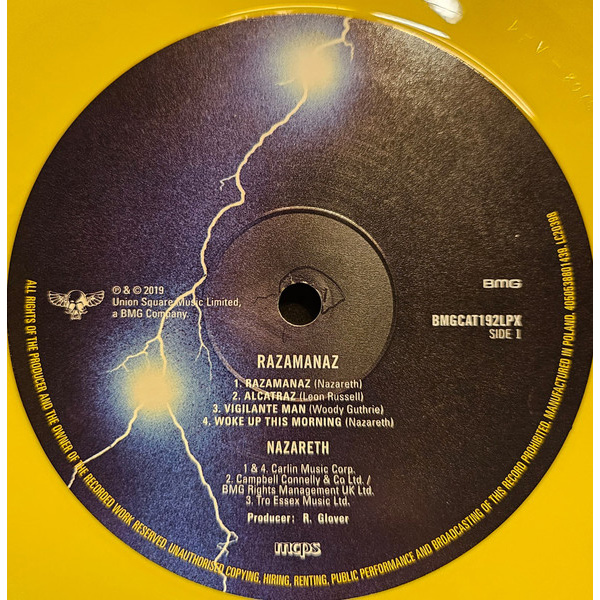 Виниловая пластинка Nazareth - Razamanaz - (Yellow LP) - рис.2