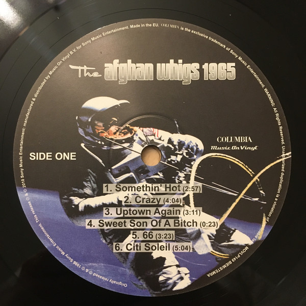 Виниловая пластинка The Afghan Whigs - 1965 - рис.2