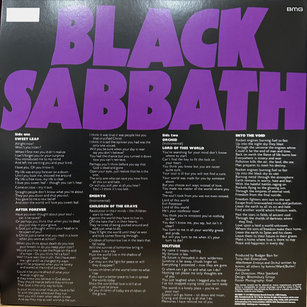 Виниловая пластинка Black Sabbath – Master Of Reality (Deluxe) - 2LP - рис.2