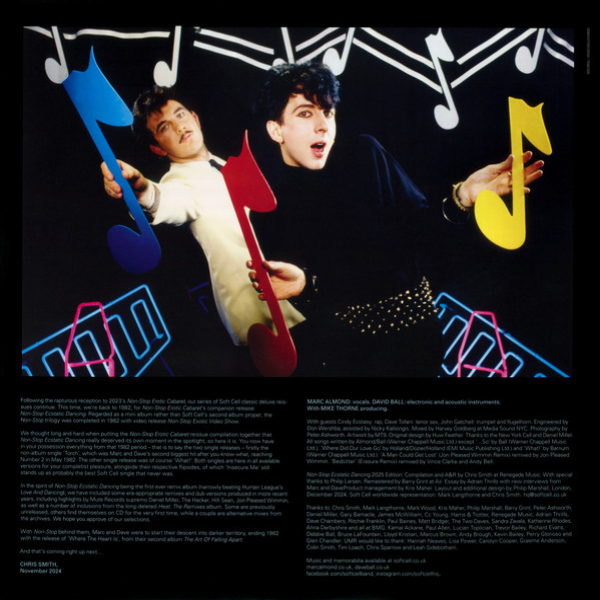 Виниловая пластинка Soft Cell – Non Stop Ecstatic Dancing (deluxe, coloured) - 2LP - рис.6