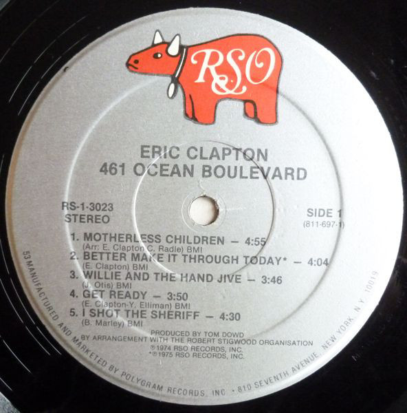 Виниловая пластинка Eric Clapton - 461 Ocean Boulevard - рис.2