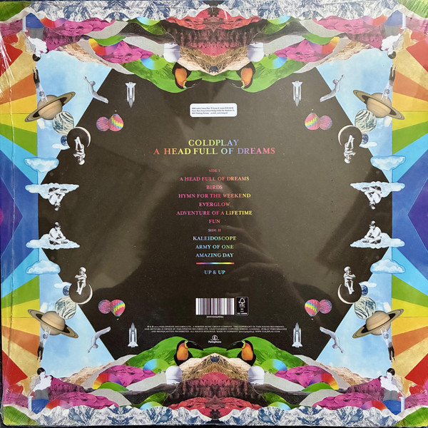Виниловая пластинка Coldplay – A Head Full Of Dreams (Clear Eco) LP - рис.1