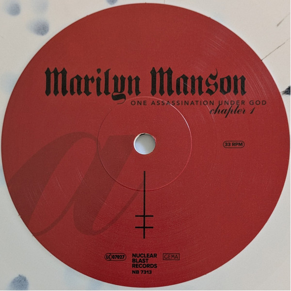 Виниловая пластинка Marilyn Manson – One Assassination Under God (Chapter 1) Coloured LP - рис.4
