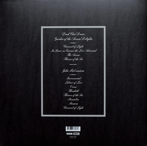 Виниловая пластинка Dead Can Dance - Garden Of The Arcane Delights • The John Peel Sessions - рис.1