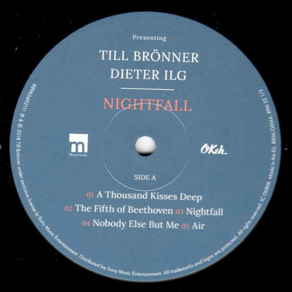 Виниловая пластинка Till Bronner, Dieter Ilg - Nightfall - рис.2