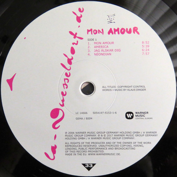Виниловая пластинка La D?sseldorf - Mon Amour - рис.2