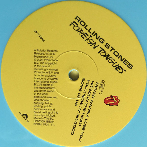 Виниловая пластинка Rolling Stones - Foreign Tongues (Baby Blue) - 2LP - рис.6
