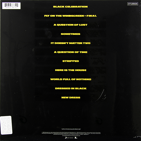 Виниловая пластинка Depeche Mode – Black Celebration LP - рис.1