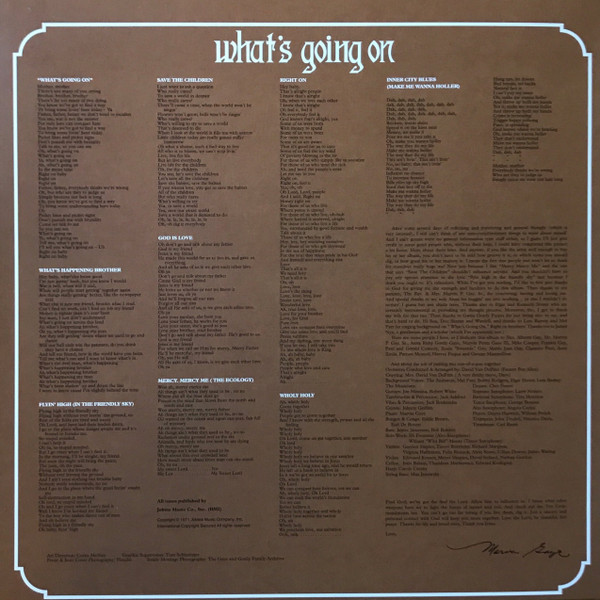 Виниловая пластинка Marvin Gaye – What's Going On LP - рис.1