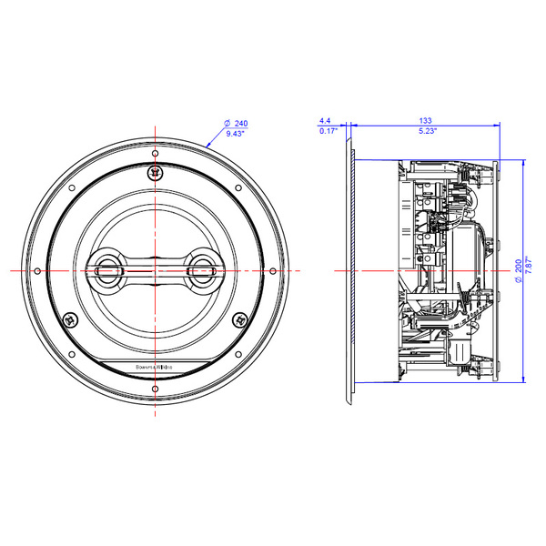 Встраиваемая акустика Bowers & Wilkins CCM664SR White - рис.2