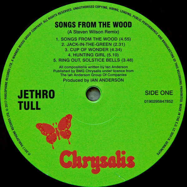 Виниловая пластинка Jethro Tull - Songs From The Wood - рис.2