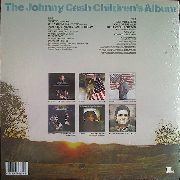 Виниловая пластинка Johnny Cash - The Johnny Cash Children's Album - рис.1