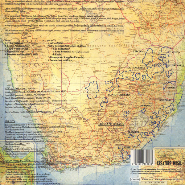 Пластинка Manfred Mann's Earth Band - Somewhere In Afrika LP - фото 2
