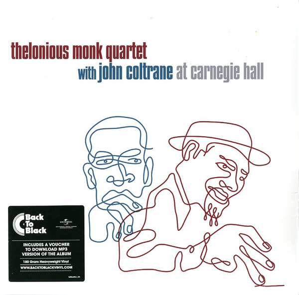 Виниловая пластинка Thelonious Monk Quartet; John Coltrane - At Carnegie Hall - рис.0