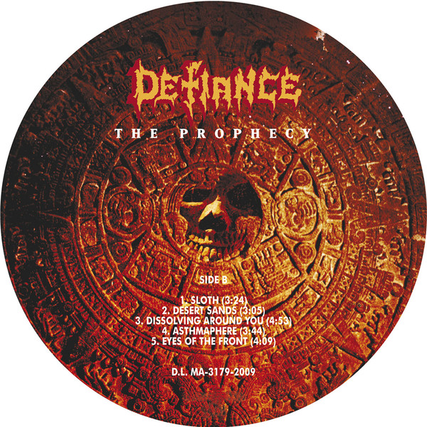 Виниловая пластинка Defiance - The Prophecy - рис.3