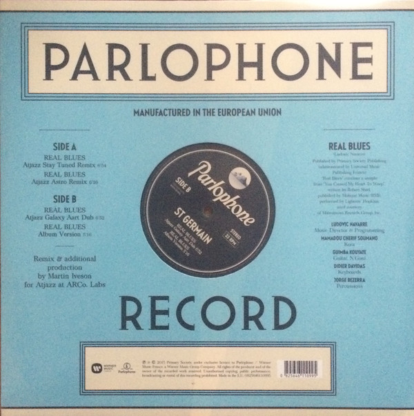 Виниловая пластинка St Germain - Real Blues (Atjazz Remixes) - рис.1