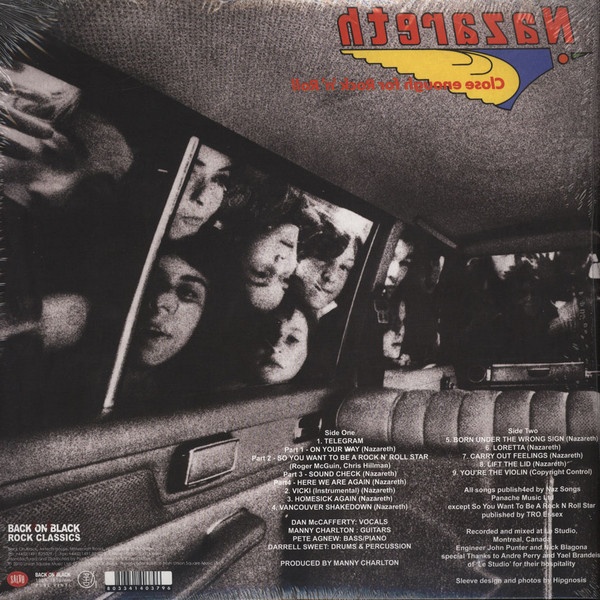 Виниловая пластинка Nazareth - Close Enough For Rock 'N' Roll - рис.1