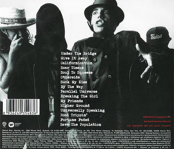 CD-диск Red Hot Chili Peppers ‎– Greatest Hits CD - рис.1