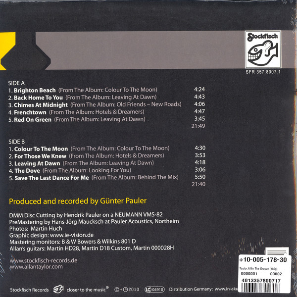 Виниловая пластинка Allan Taylor – In The Groove LP - рис.2