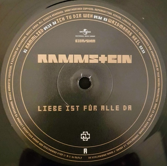 Виниловая пластинка Rammstein Liebe Ist Fur Alle Da - 2LP - рис.2