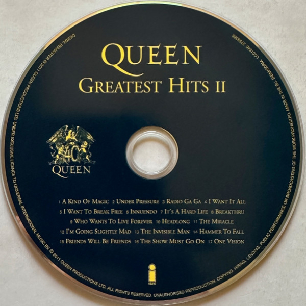 CD-диск Queen – Greatest Hits II - CD - рис.1