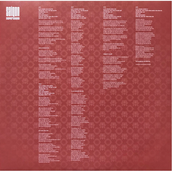 Виниловая пластинка Various – Saigon Supersound Vol. 3 LP - рис.3