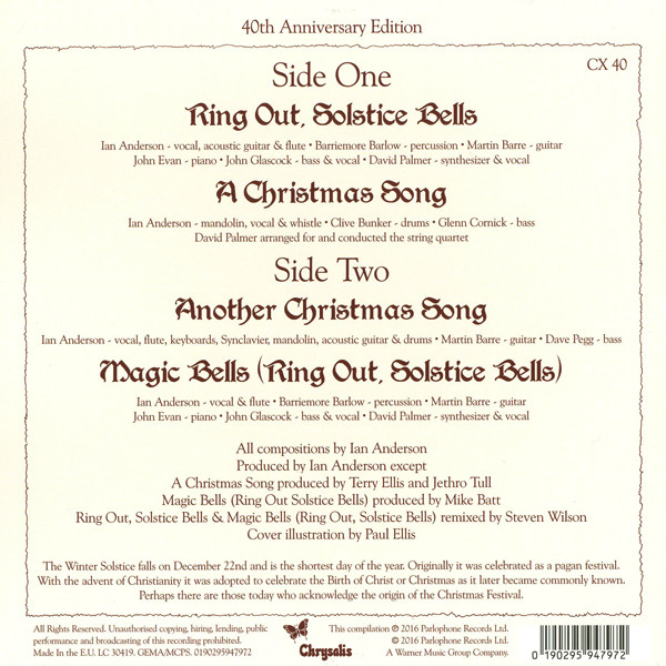 Виниловая пластинка Jethro Tull - Ring Out, Solstice Bells - рис.2