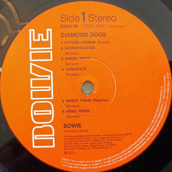 Виниловая пластинка David Bowie - Diamond Dogs (Half Speed) LP - рис.2