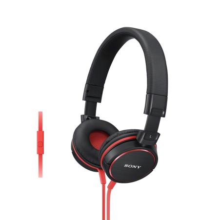 Наушники Sony MDR-ZX610AP Black Red - рис.0
