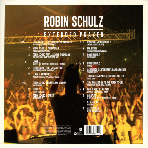 Виниловая пластинка Robin Schulz - Extended Prayer - рис.1