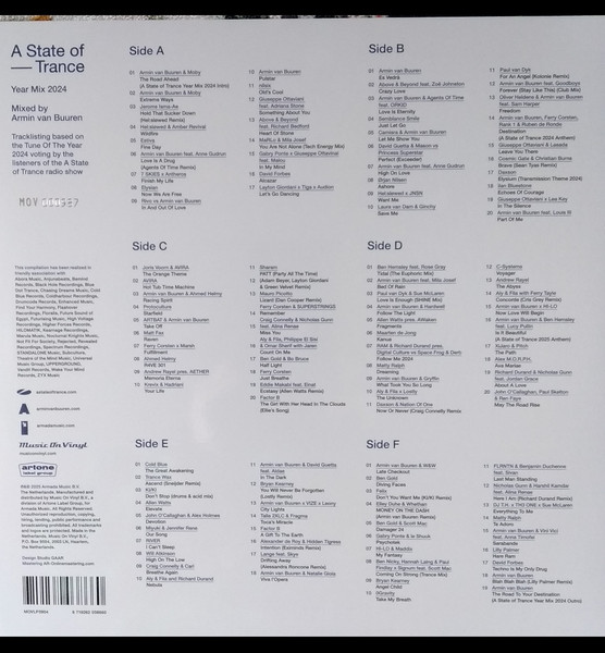 Виниловая пластинка Armin van Buuren - A State Of Trance Year Mix 2024 - 3LP - рис.1