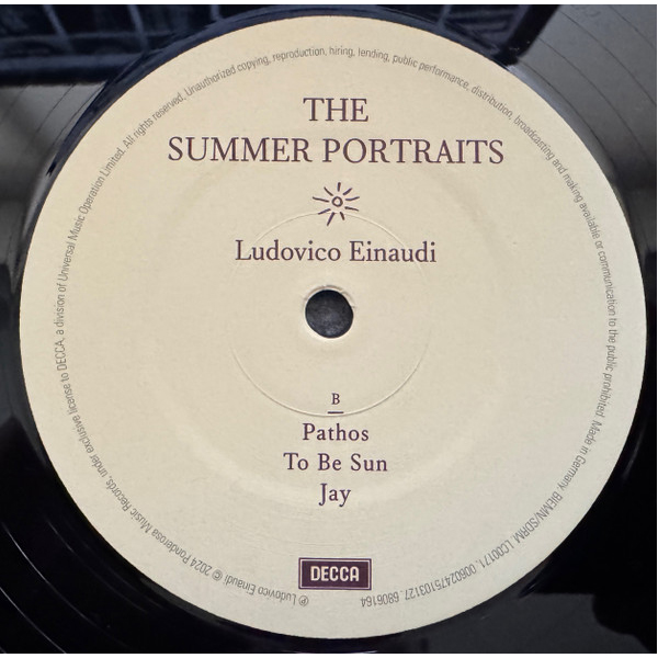Виниловая пластинка Ludovico Einaudi - The Summer Portraits - 2LP - рис.5