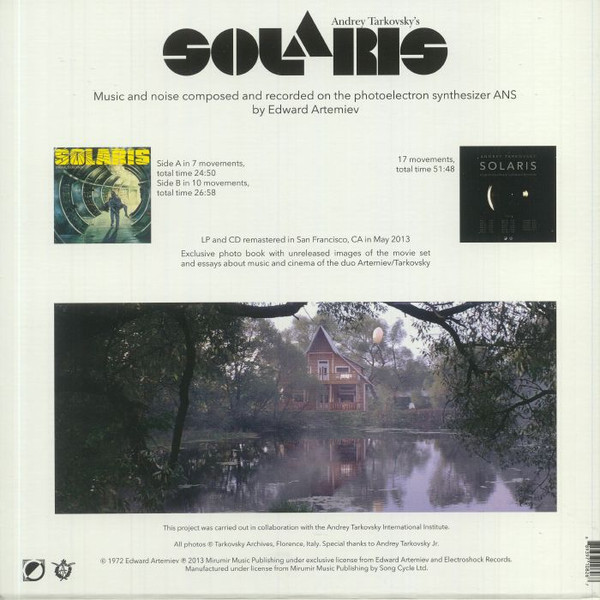 Виниловая пластинка Edward Artemiev – Solaris. Sound And Vision - Box CD + LP - рис.1