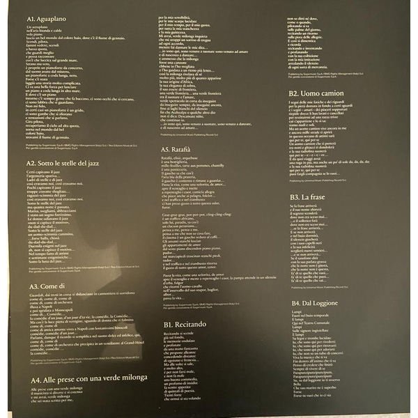 Виниловая пластинка Paolo Conte Alla Scala - Il Maestro E Nellanima LP - рис.3
