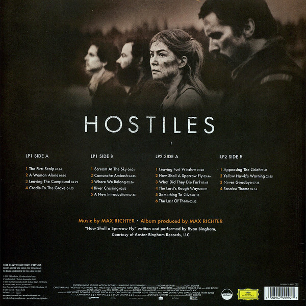 Виниловая пластинка Max Richter - Hostiles (Original Motion Picture Soundtrack) - рис.1