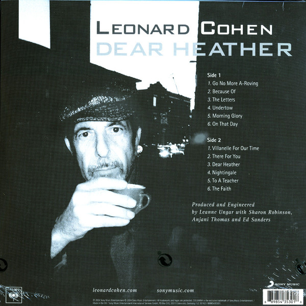 Виниловая пластинка Leonard Cohen - Dear Heather - рис.1
