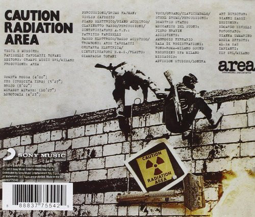 Виниловая пластинка Area - Caution Radiation Area - рис.1